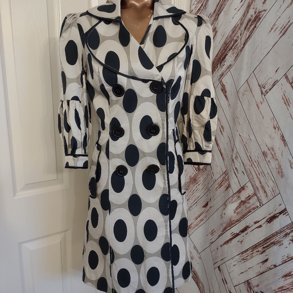 CC COUTURE TRENCH COAT SIZE XSMALL - Picture 3 of 9
